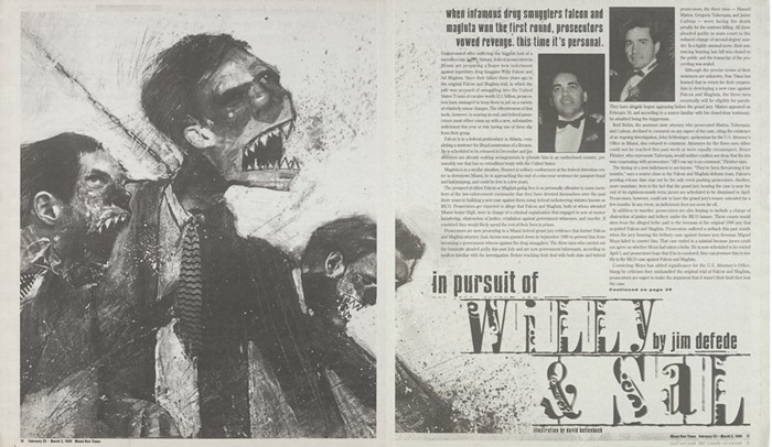 Pages 26-27 du numéro du 25 février 1999 du Miami New Times - MIAMI NEW TIMES PHOTO