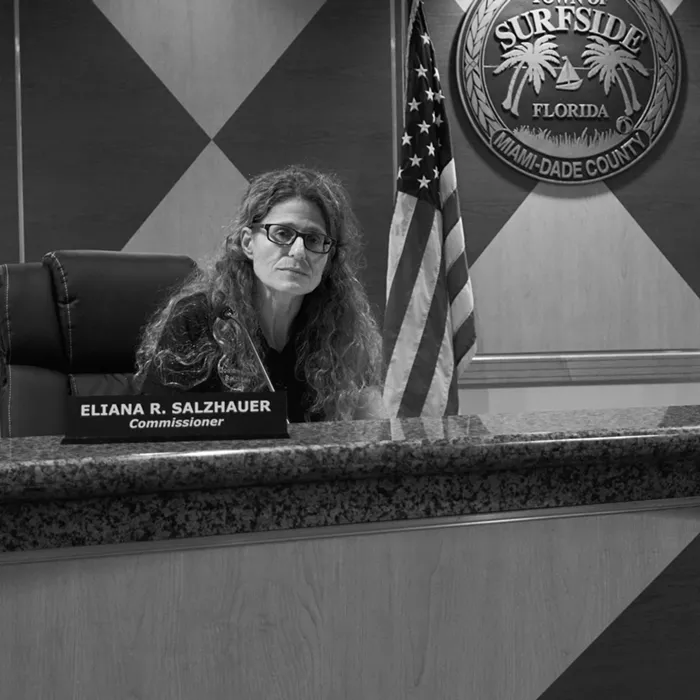After hearing about the collapse, Eliana Salzhauer headed to the community center. - PHOTO BY JUAN-SEBASTIAN MARTINEZ