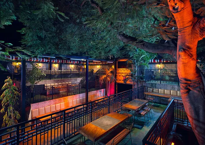 Mayami Mexicantina & Bar channels ancient Mayan culture with its unique multi-level outdoor patio. - PHOTO COURTESY OF MAYAMI MEXICANTINA & BAR
