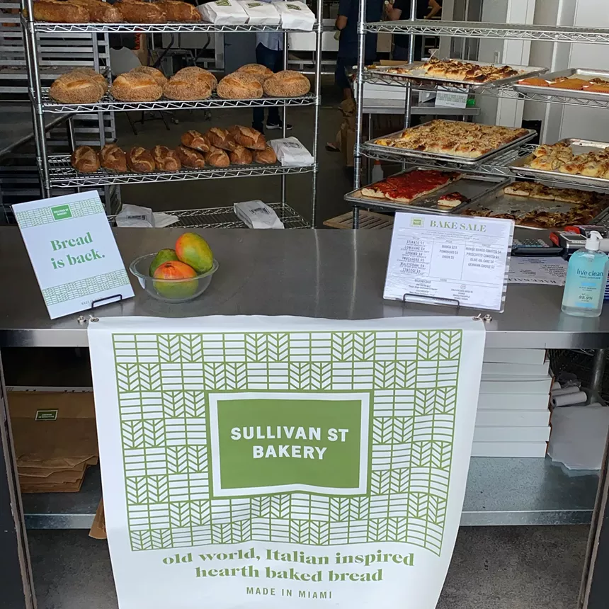 Stop by Sullivan Street on Saturday for the weekly bake sale. - PHOTO COURTESY OF SULLIVAN STREET BAKERY MIAMI