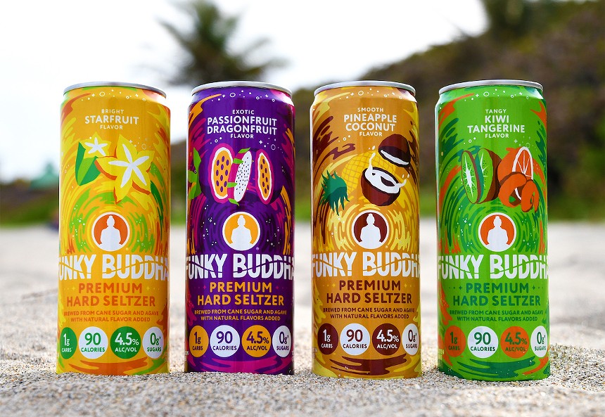 Les sodas durs à saveur tropicale de Funky Buddha. - PHOTO AVEC L'AUTORISATION DE LA BRASSERIE FUNKY BUDDHA