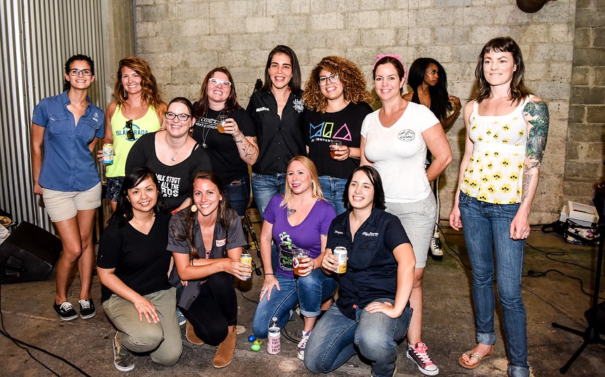 The women of FemAle Brew Fest - PHOTO BY CARINA MASK