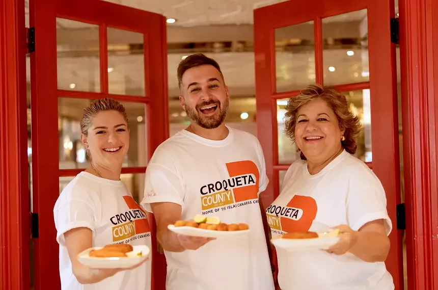 Join the Andrade family in celebrating Croqueta County, a weeklong pop-up inspired by Islas Canarias Restaurant's 44th anniversary. - PHOTO COURTESY OF CROQUETA COUNTY