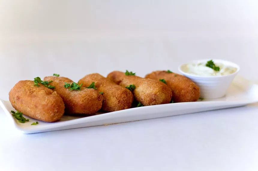 Les croquetas d'Islas Canarias sont généreusement farcies de jambon et de béchamel. - PHOTO AVEC L'AUTORISATION DU RESTAURANT ISLAS CANARIAS