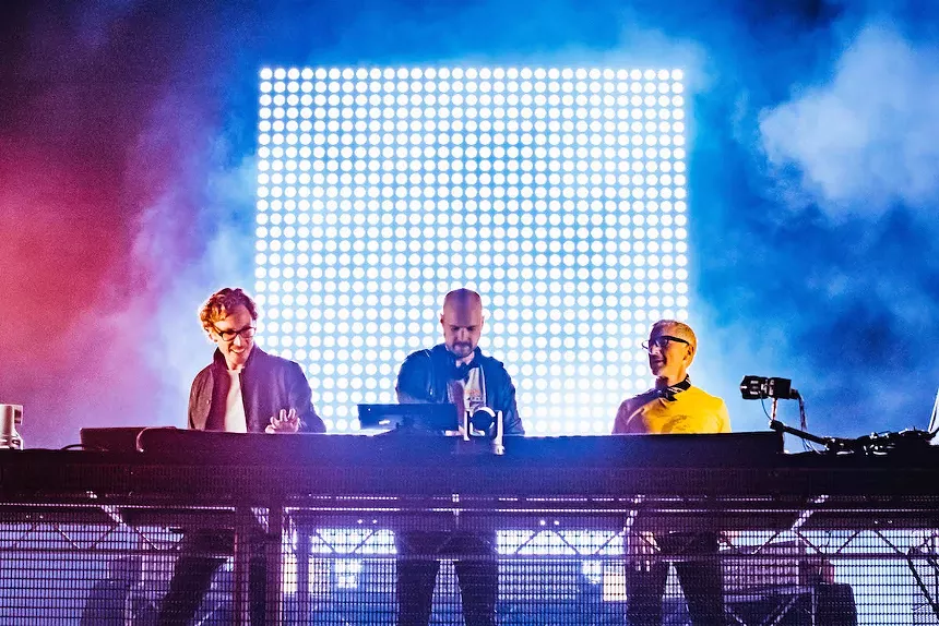 Above & Beyond se produit à Londres le 4 septembre 2021. - PHOTO DE LUKE DEAKIN