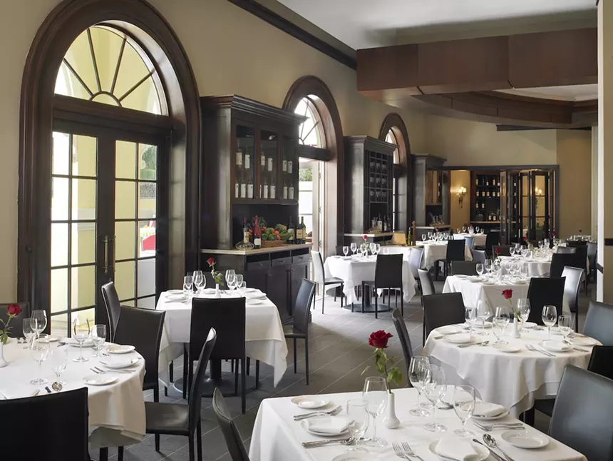 Il Mulino's dining room - PHOTO COURTESY OF ACQUALINA RESORT