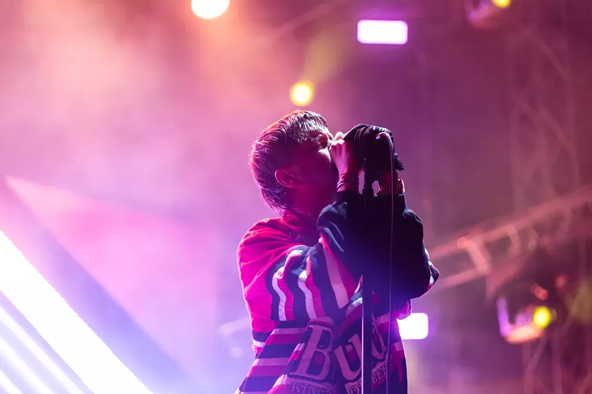The Strokes' Julian Casablancas. See more photos from III Points 2021 day one here. - PHOTO BY KARLI EVANS