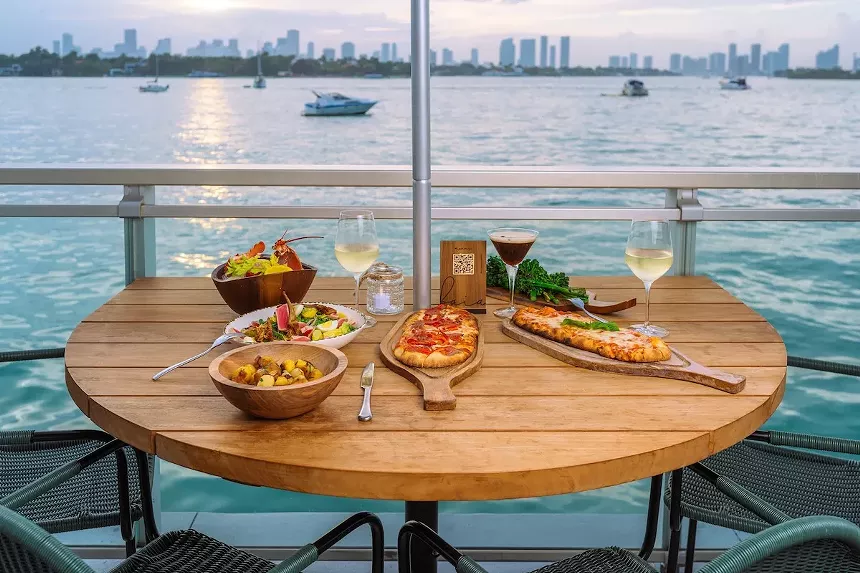 Baia Beach Club at the Mondrian South Beach has hungry diners heading bayside. - PHOTO COURTESY OF THE MONDRIAN SOUTH BEACH