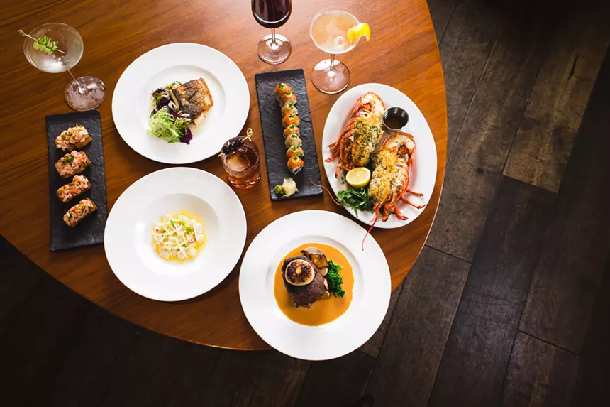 Seafood dishes at Lure Fishbar - PHOTO COURTESY OF LURE FISHBAR