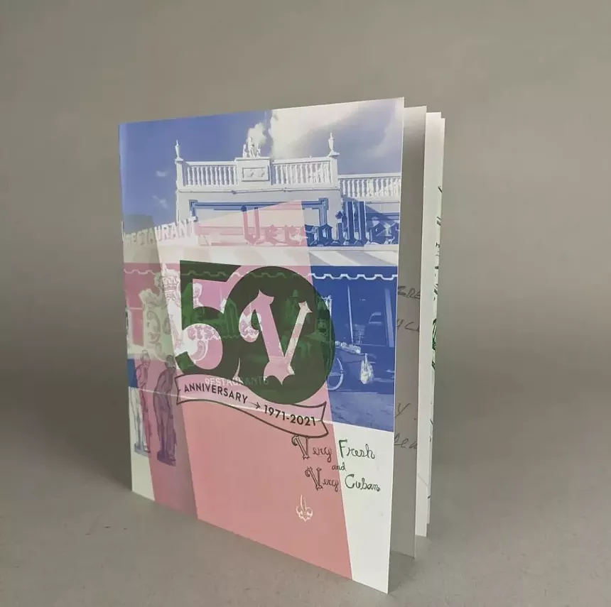The fanzine of the 50th anniversary of Versailles, produced by Exile Books. - PHOTO BY EXILE BOOKS