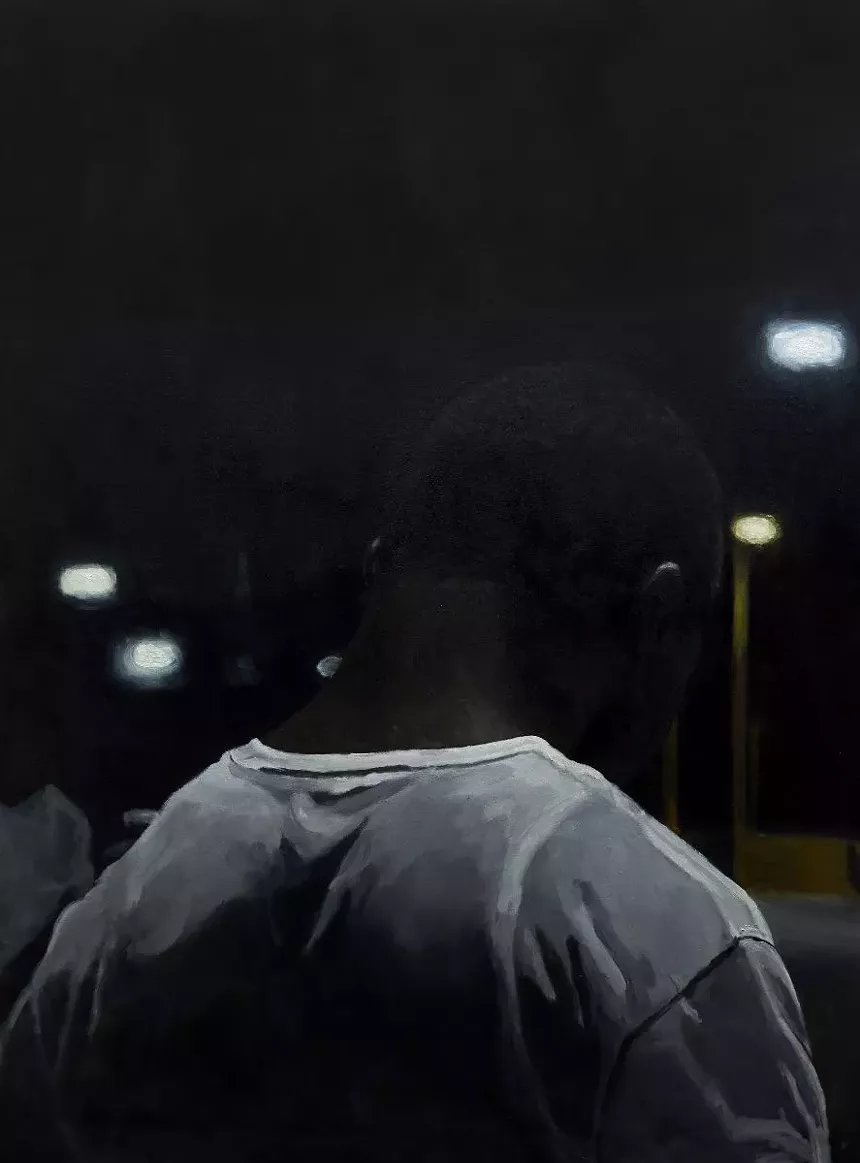 A painting by Reginald O'Neal - PHOTO APPLICABLE FROM SPINELLO PROJECTS