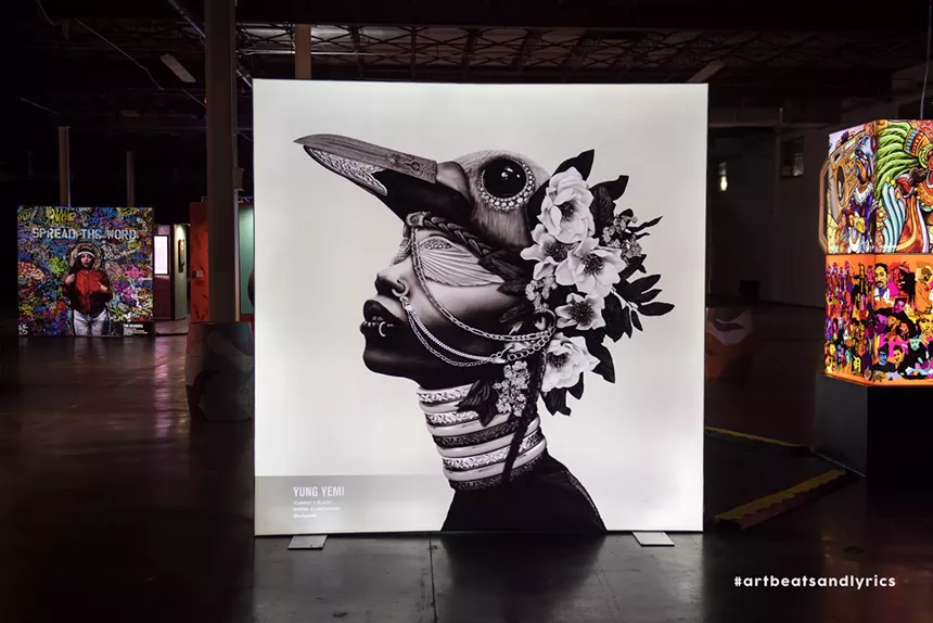 Art, Beats, & Lyrics provides urban artists a platform to display their prints and paintings. - PHOTO BY KAT GODUCO
