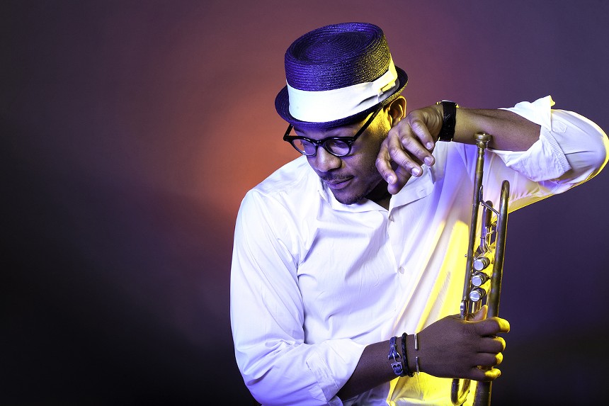 Jazz trumpeter and bandleader Etienne Charles will present his Creole Christmas show on December 18 as part of Doral’s holiday concert series. - PHOTO COURTESY OF LAURA FERREIRA