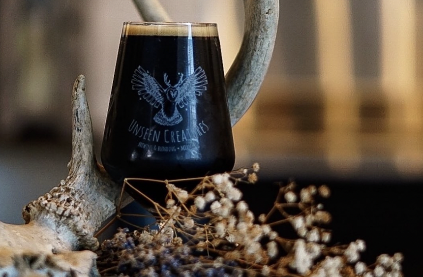 Unseen Creatures has two holiday-themed brews available at their Miami taproom. - PHOTO COURTESY OF UNSEEN CREATURES