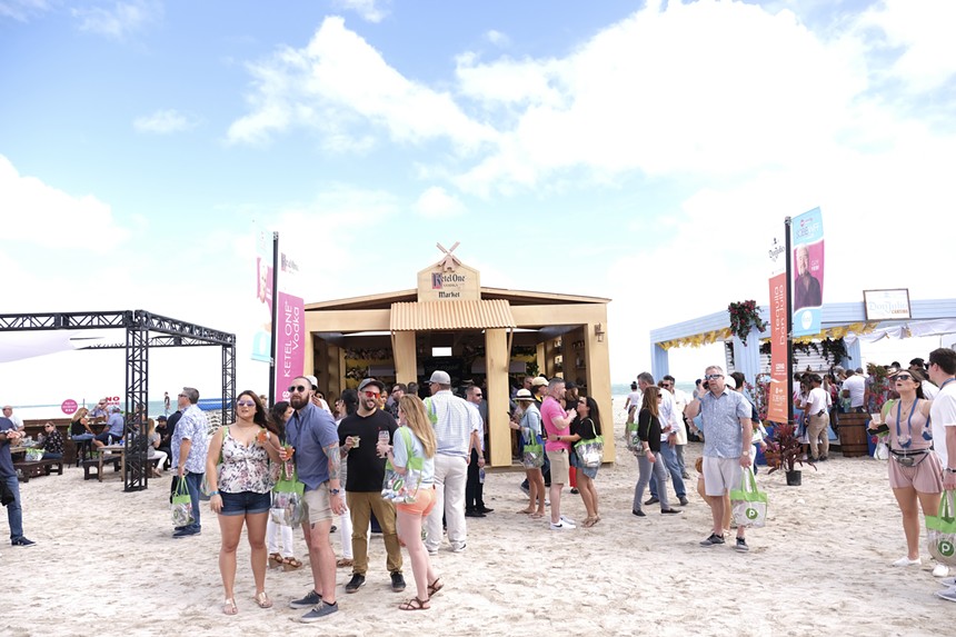 The Grand Tasting Village at the South Beach Wine & Food Festival - PHOTO COURTESY OF SOUTH BEACH WINE & FOOD FESTIVAL