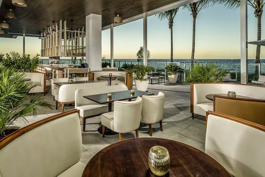 A view from the dining room at Dune - PHOTO BY NICK GARCIA PHOTOGRAPHY