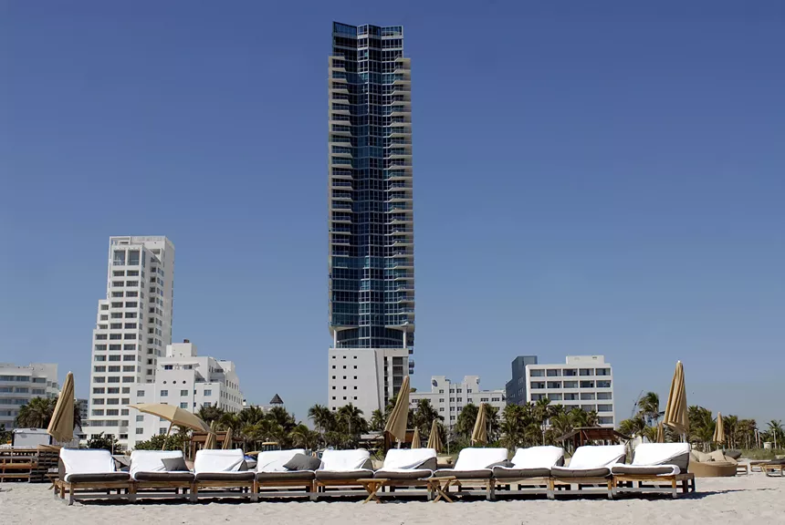 After a scandalous sexual tryst with the Setai's general manager, a tenant is banned from her $15,000-a-month rental unit. - PHOTO BY CHRIS GORDON/GETTY IMAGES