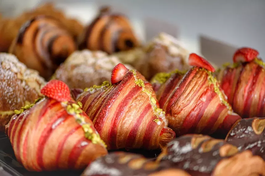 Croissants at L'Artisane Bakery in Coral Gables are good enough to be on New York Times' list. - PHOTO BY JONATHAN MOLEA AND EDUARDO HERNANDEZ