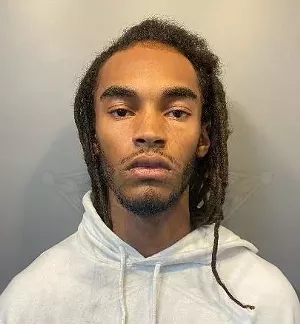 Dillon J. Metoyer, 19, was arrested on a felony battery charge after allegedly biting off part of a hospital security guard's finger. - LEE COUNTY SHERIFF'S OFFICE