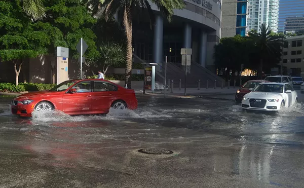 Watch: Peak King Tide Floods Miami's Streets