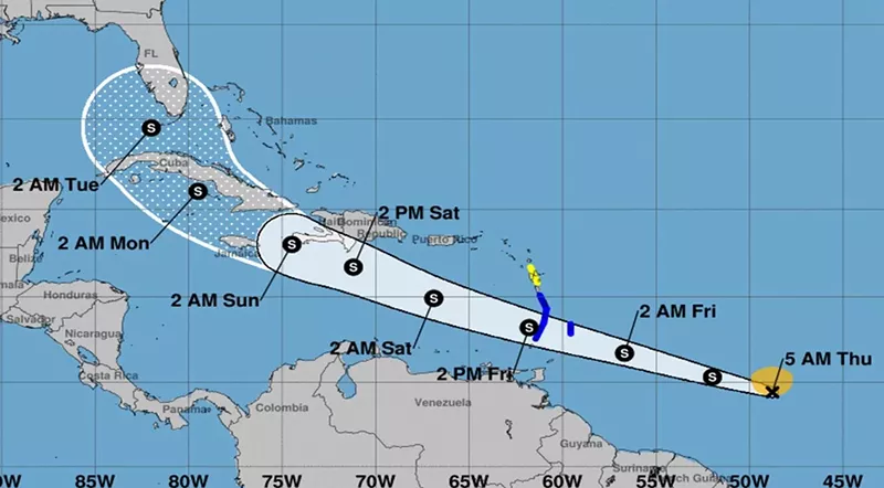 Tropical Storm Elsa Forecast for Miami, Florida and Impact ...
