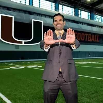 Miami Hurricanes head coach Manny Diaz