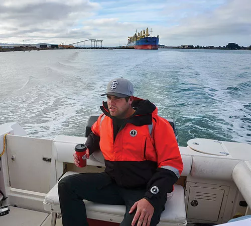 Cody Hills, who grew up on Humboldt Bay, is a tug boat operator, boat-repairer and local bay history afficionado. - PHOTO BY DREW HYLAND