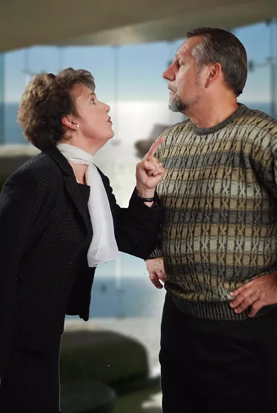 Bonnie and Ron Halverson play Marnie and Jerry in Show People - COURTESY OF REDWOOD CURTAIN