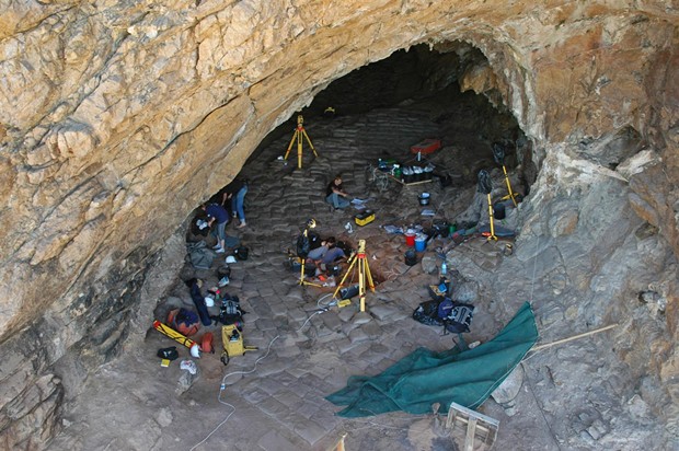 Cave 13B, Pinnacle Point. - PHOTO COURTESY OF SACP4, ARIZONA STATE UNIVERSITY, DIRECTOR CURTIS W. MAREAN.