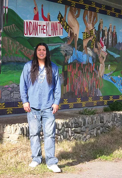 Crispen McAllister, Karuk runner and councilman. - PHOTO BY ASHLEY MCALLISTER