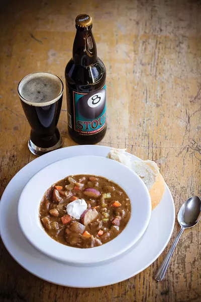 Eight-Ball Stout beef stew from Lost Coast Brewery. - PHOTO BY AMY KUMLER