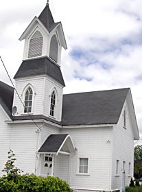 Hydesville Community Church. Photo by Heidi Walters.