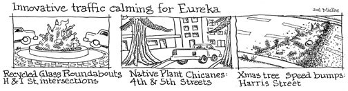 Innovative Traffic Calming for Eureka