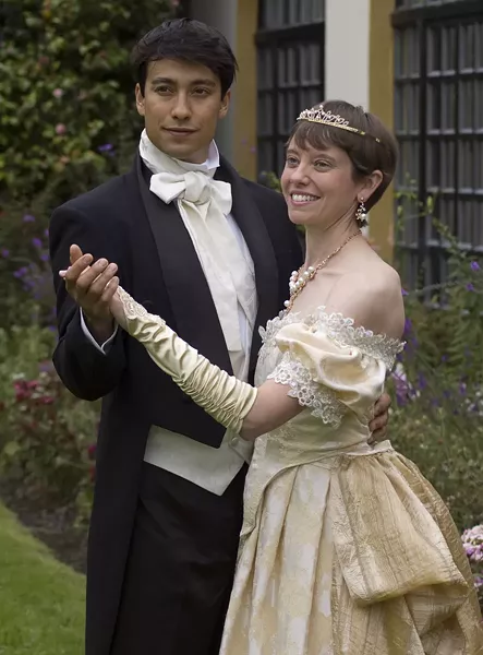 James Gadd as the Prince and Katri Pitts as Cinderella in the HLOC production - COURTESY OF HLOC