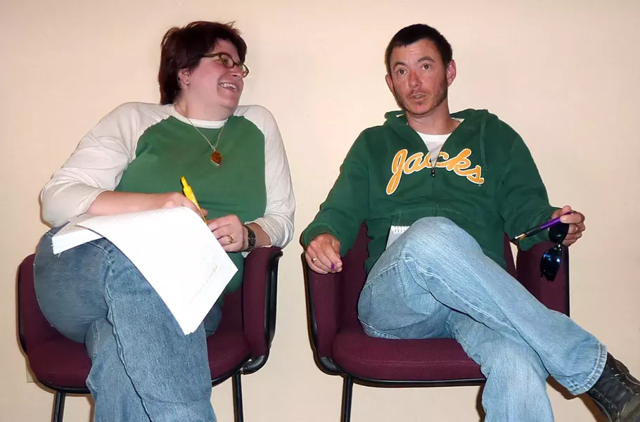 Jessica Pettitt and Dr. Loren Cannon. - PHOTO BY RYAN BURNS