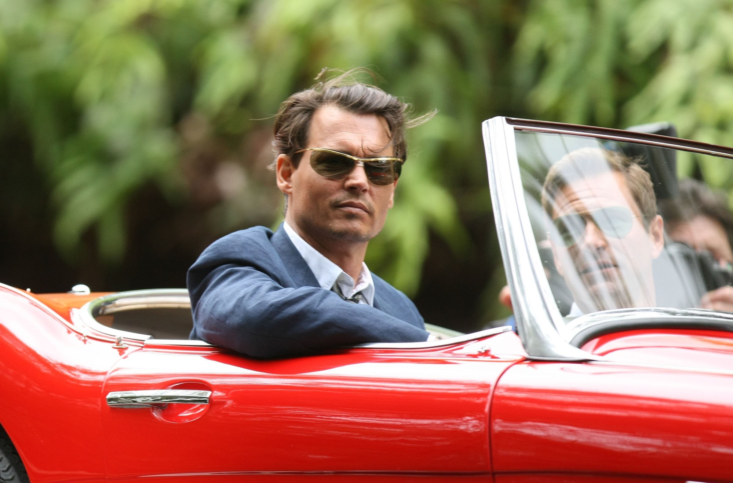 Johnny Depp and Aaron Eckhart in Rum Diary