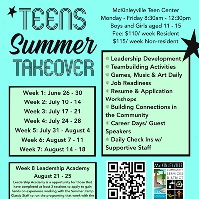 Teen Camp Flyer