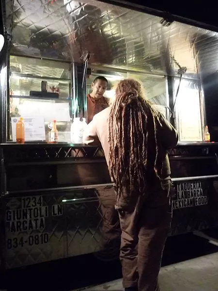 Red Rasta places his order - PHOTO BY BOB DORAN