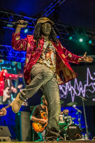 Alpha Blondy closing out the 30th Annual Reggae On The River 2014, Sunday Aug. 3.