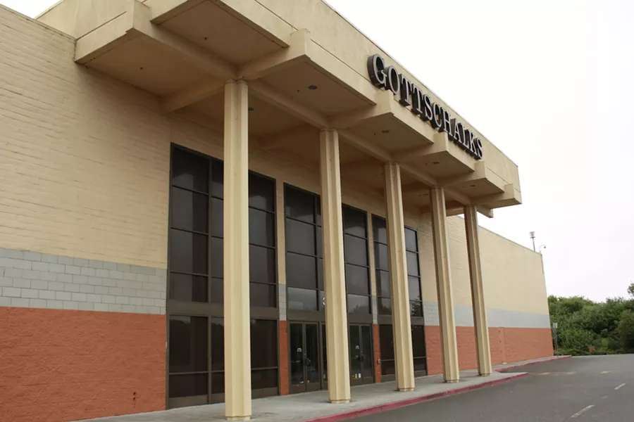 Replace ‘Gottschalks’ with ‘Walmart’ and picture greeters by the door - PHOTO BY ZACH ST. GEORGE