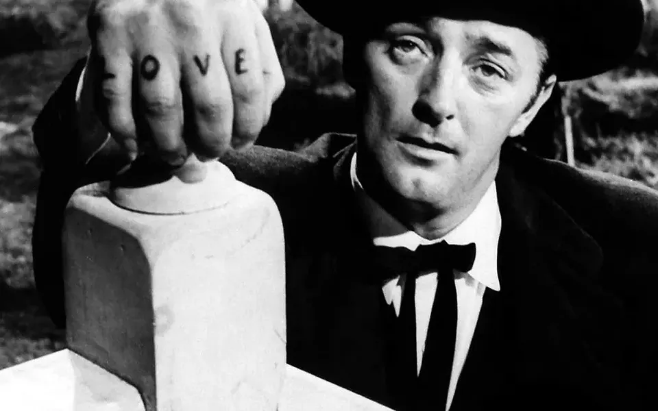 Robert Mitchum in The Night of the Hunter