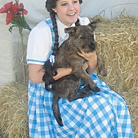 Rosie O’Leary as Dorothy with Toto wanna be. Photo by Meghannraye Sutton.