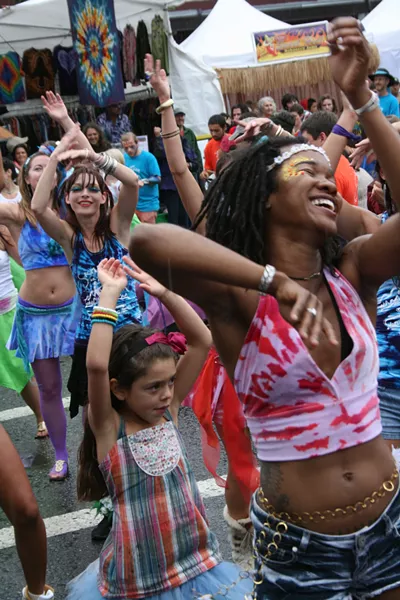 Samba dancers - PHOTO BY BOB DORAN