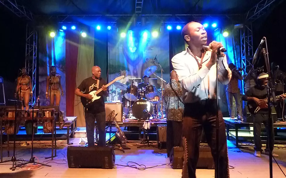 Seun Kuti and Egypt 80 at Reggae on the River - PHOTO BY BOB DORAN