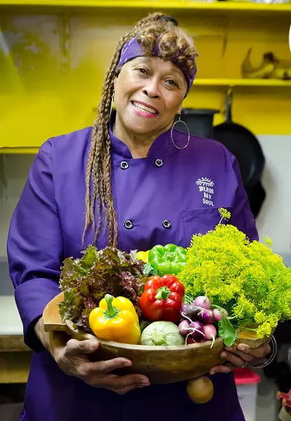 Sweet Mama Janisse of Bless My Soul Café. - PHOTO BY CHUCK JOHNSON