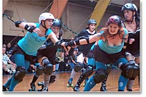 The Derby Dolls in action.