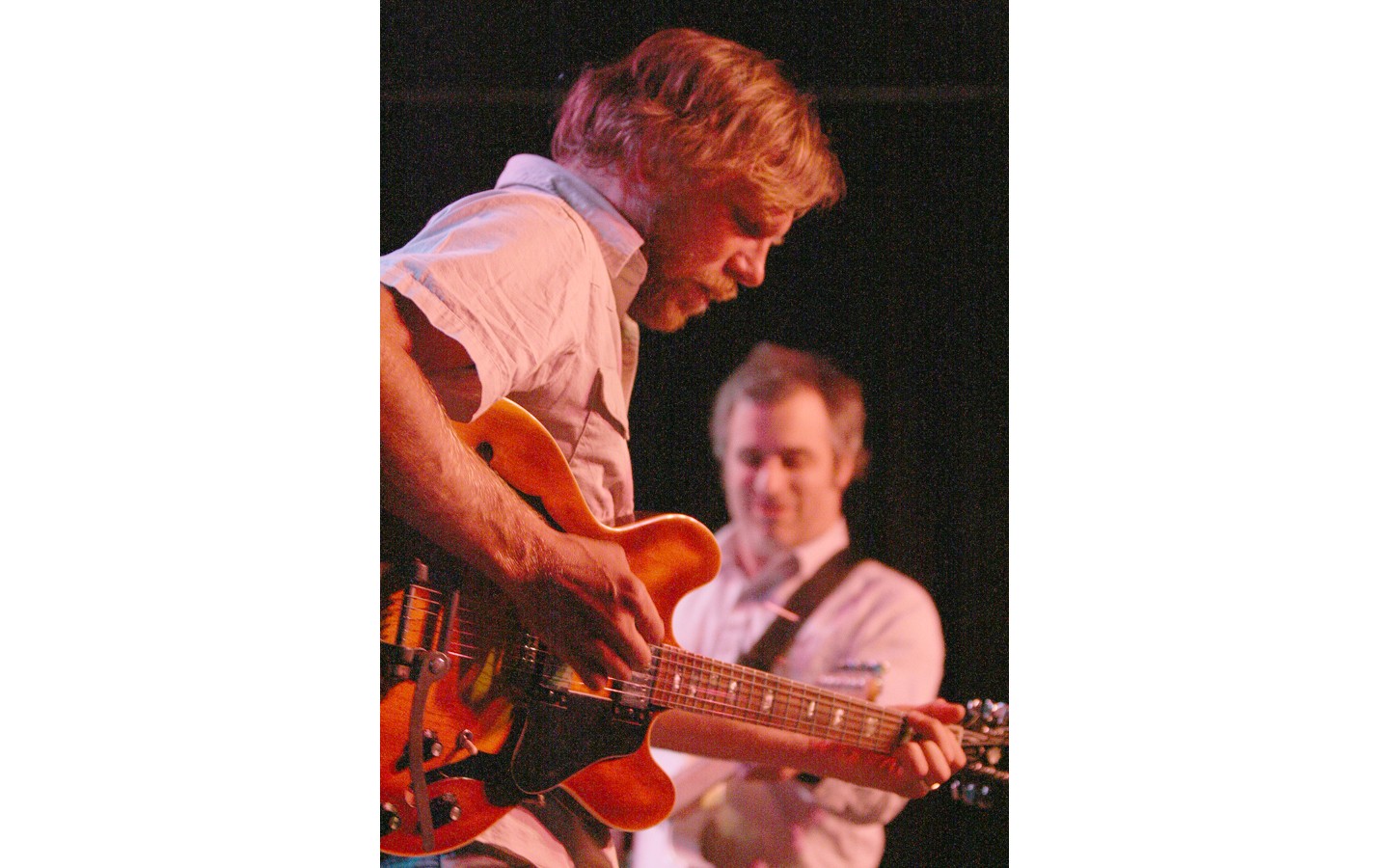Tim Bluhm and Greg Loiacono of The Mother Hips at Humboldt Brews - PHOTO BY BOB DORAN