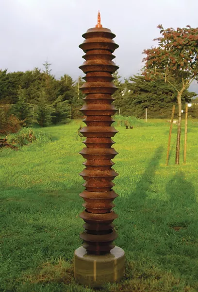 Timeworn by Anthony Johnson, now in the Morris Graves Museum’s sculpture garden. - PHOTO COURTESY OF MGMA