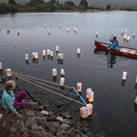 Photos from the Lantern Floating Ceremony
