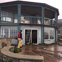 Eight Shelter Cove Homes Damaged as Massive Waves Pound the Coast